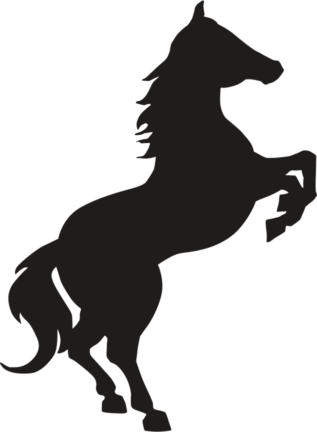 Horse Clipart Free - Horse Logo Clip Art (634x864)