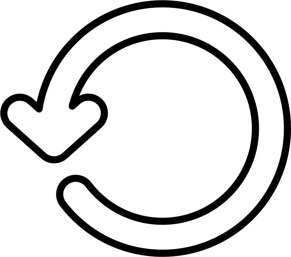 Circular Arrow Rotating To Left Comments - Cave Des Vignerons De Saumur (981x868)