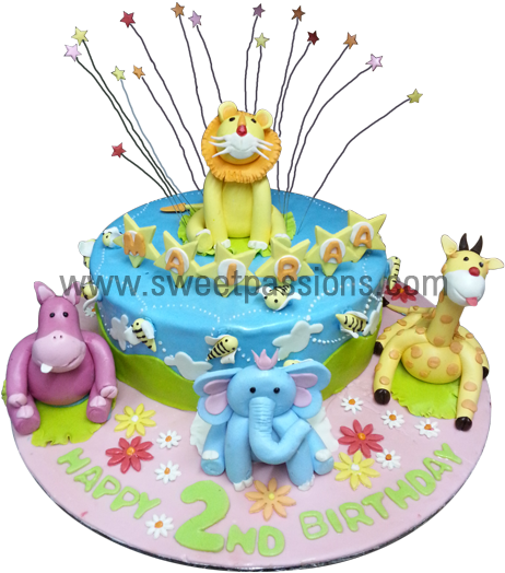 Single Clipart Layer Cake - Birthday Cake (473x550)