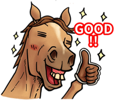 Crazy Horse Stickers Messages Sticker-6 - Sticker (408x353)