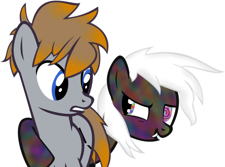 Crazy Ding Bat By Mlp-scribbles - Mlp Insane Pony Oc (756x579)