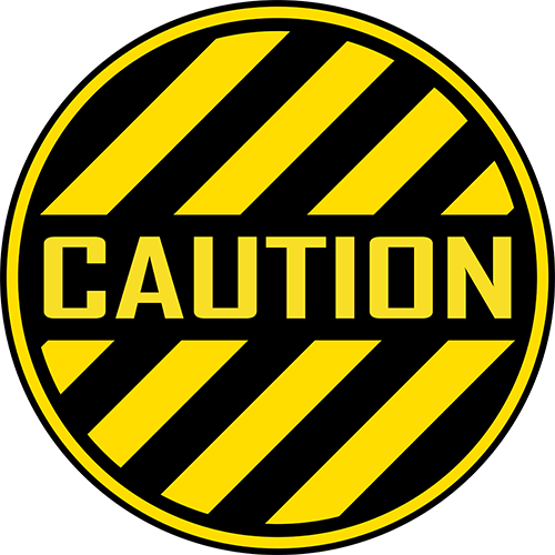 Caution Floor Sign - Accuform Signs Mfs779 Floor Sign,caution,17 (500x500)