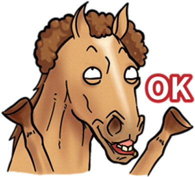 Crazy Horse Stickers Messages Sticker-8 - Crazy Horse (408x353)