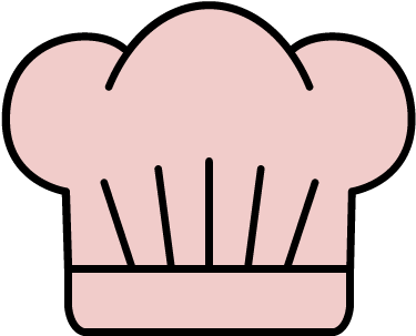 Chef Hat Pink - Pink Chef Hat Png (504x360)