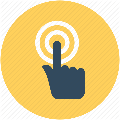 Click Here Finger Icon - Click Here Finger Icon (512x512)