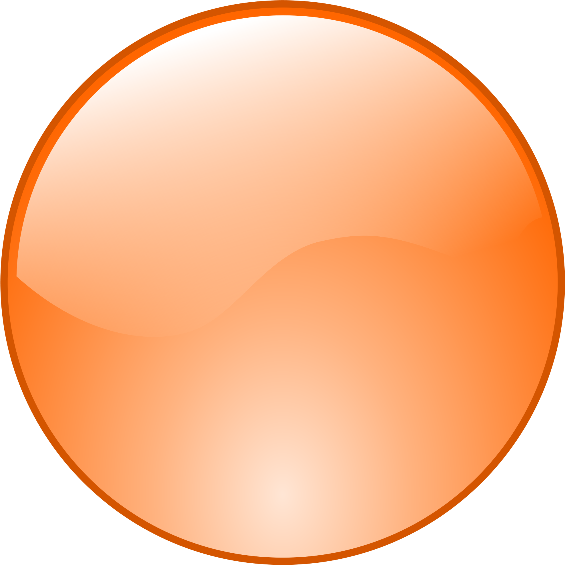 Open - Orange Button Icon (2000x2000)
