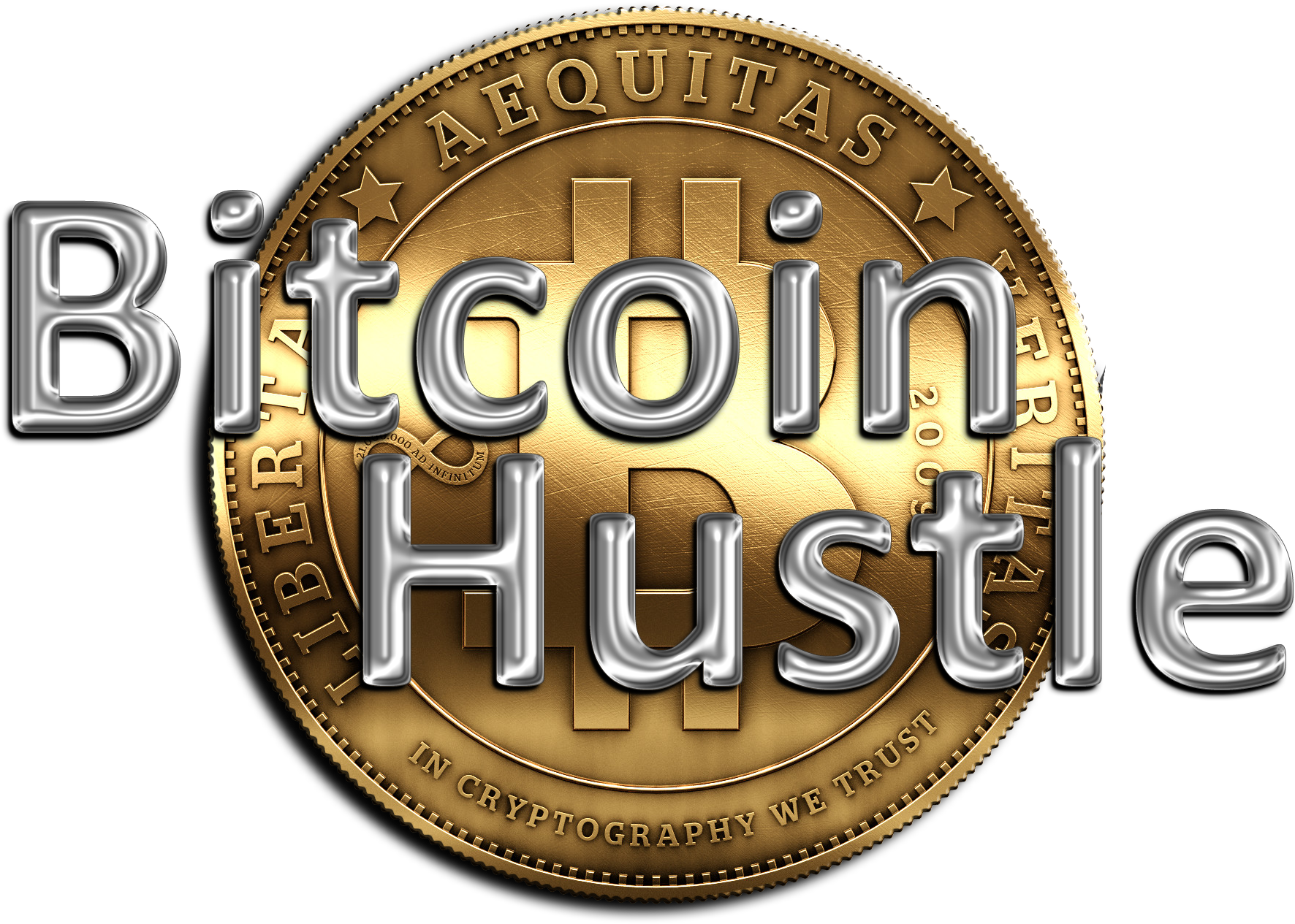 Bitcoin-3d Square Sticker 3" X 3" (1830x1326)