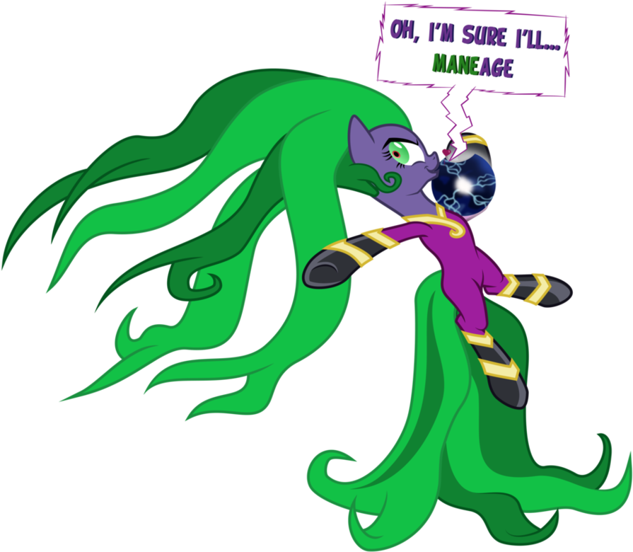 The Mane Villain By Thediscorded - Illustration (949x841)