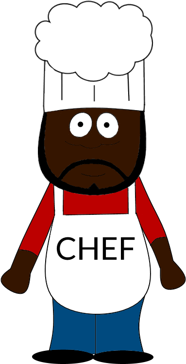 South Park Chef Drawing By Twisteddarkjustin On Deviantart - Chef South Park Png (650x800)