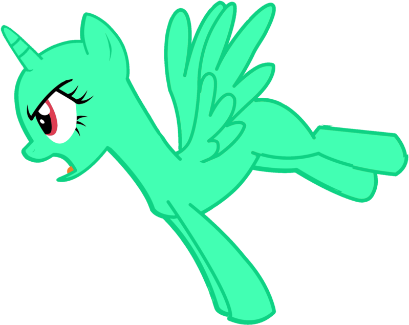 My Little Pony Alicorn Base Flying (900x763)