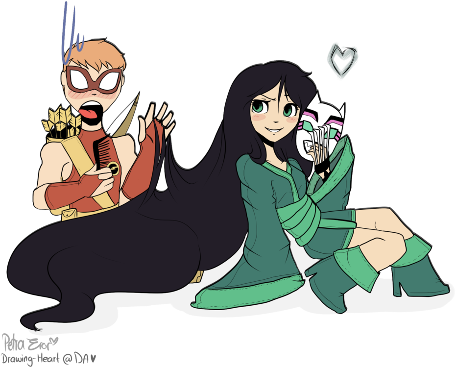 Too Much Hair By Drawing-heart - Drawing (945x846)