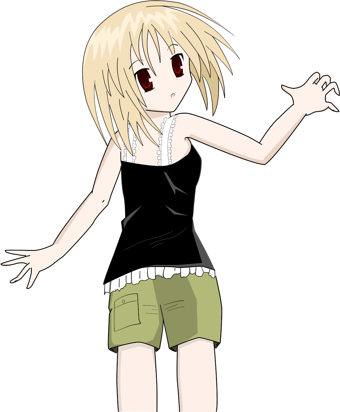 Drawing Anime In Synfig - Cartoon (1374x1618)