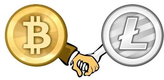 Bitcoin-litecoin - Bitcoin And Litecoin (549x265)