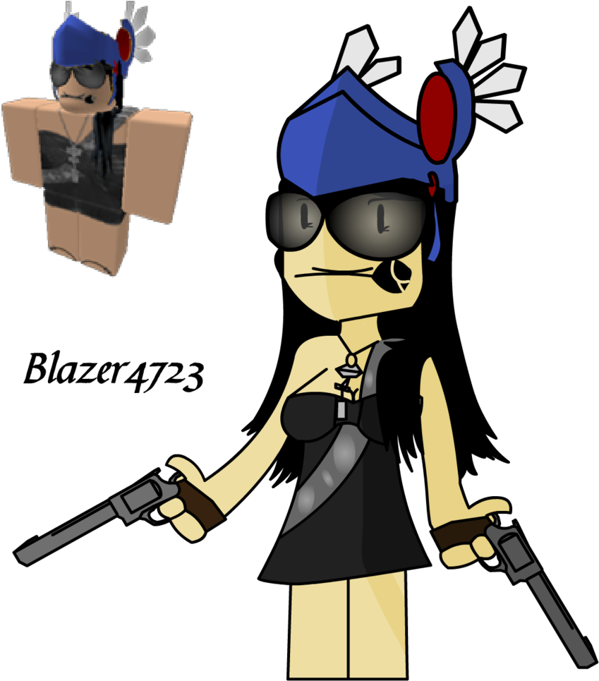 Blaze4723 Drawing By Guttc - Cool People On Roblox (900x964)