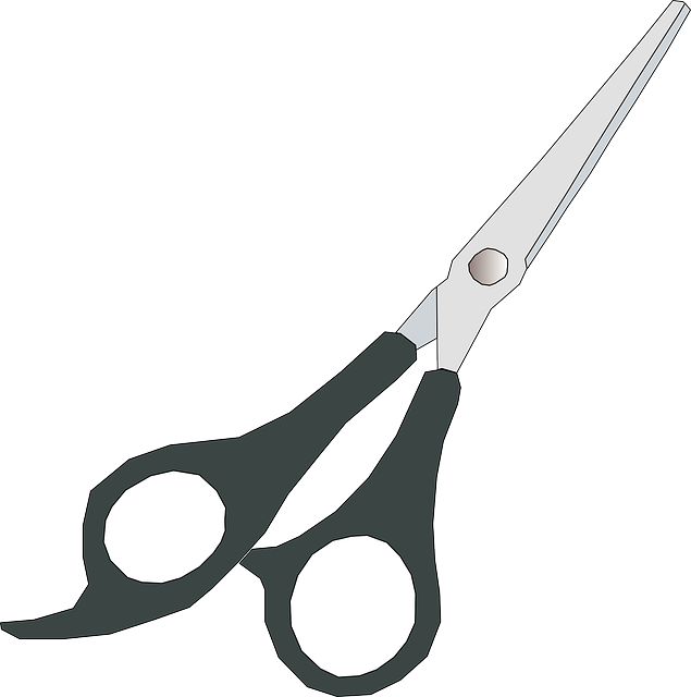 Scissors, Outline, Cartoon, Closed, Free, Barber, Hair - Hair Scissors Clip Art (635x640)