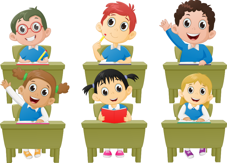 Student Classroom Lesson Cartoon - Student Cartoon Vector (908x655)