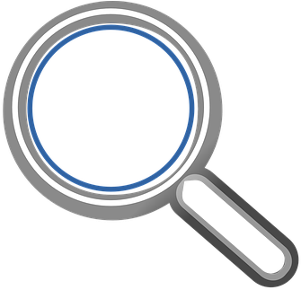 Magnifying, Lens, Glass, Magnifier - Search Clip Art Png (371x340)