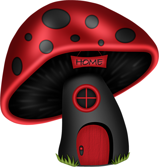Champignons,png,tubes - Pink Champignon Png (524x550)
