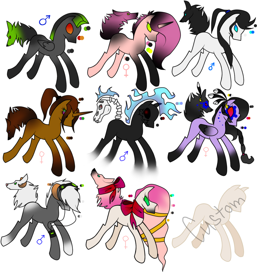 New Breed Mlp Foxtail Adopts *open* By Slapdatpig - Animal Figure (873x915)