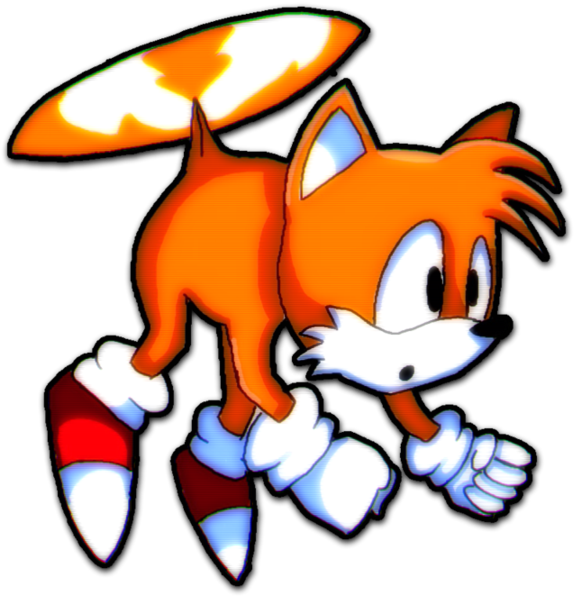 Tails Flying Sprite Remake By Deawsomeguy534 - Tails Flying Sprite Png (1153x692)