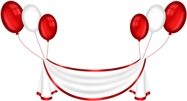 Ballons,png,tube - بلونات Png (600x324)
