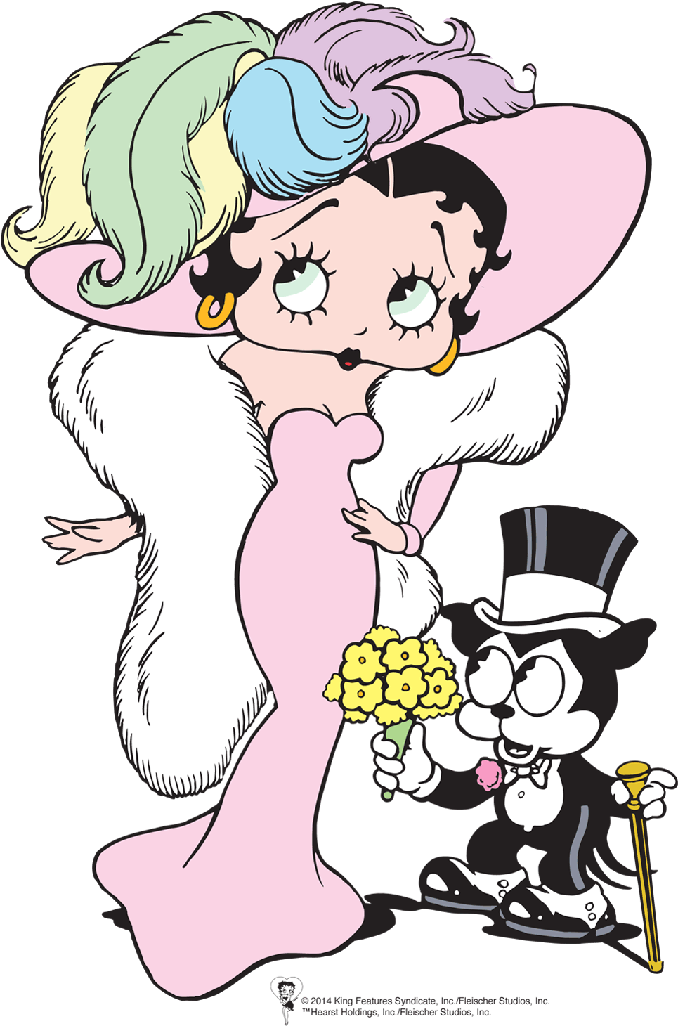 ❤️betty Boop In Easter Bonnet - Betty Boop Coloring Pages (1000x1512)