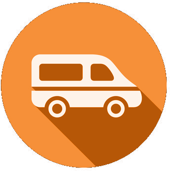Van Icon - Van Icon Circle (345x348)