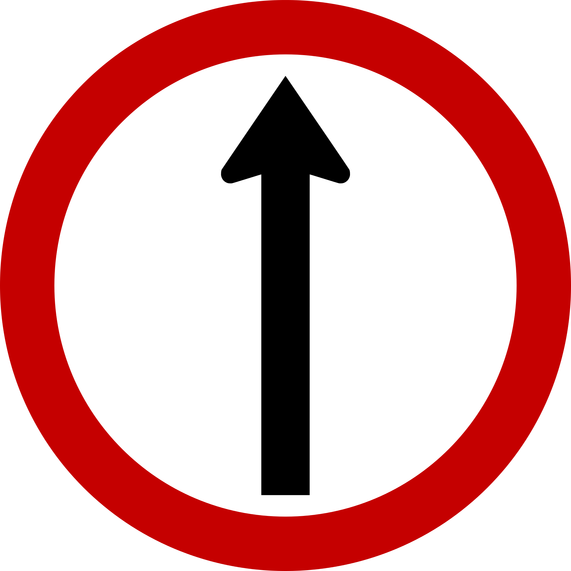 If You Are Thinking How Precisely You Get An Instant - No Straight Ahead Sign (2000x2000)