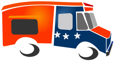 Food Truck Vector Drawing - Food Truck In Graphics (500x375)