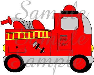 Fire Truck Clip Art Kids Clip - Fire Truck Clipart Gif (800x800)