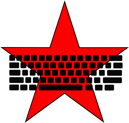 Computer Communist Fav 555px - Raf Stern Tastatur (800x760)