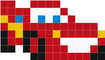 Red Car Flash - Lightning Mcqueen Pixel Art (365x450)
