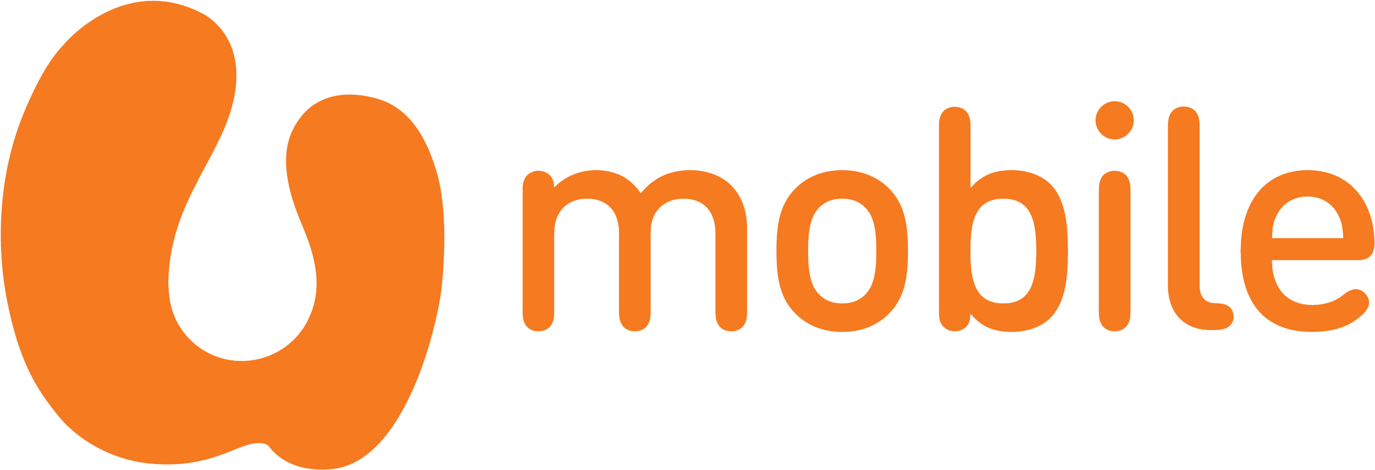 Orange Mobile Logo Png - U Mobile Logo Png (2819x996)