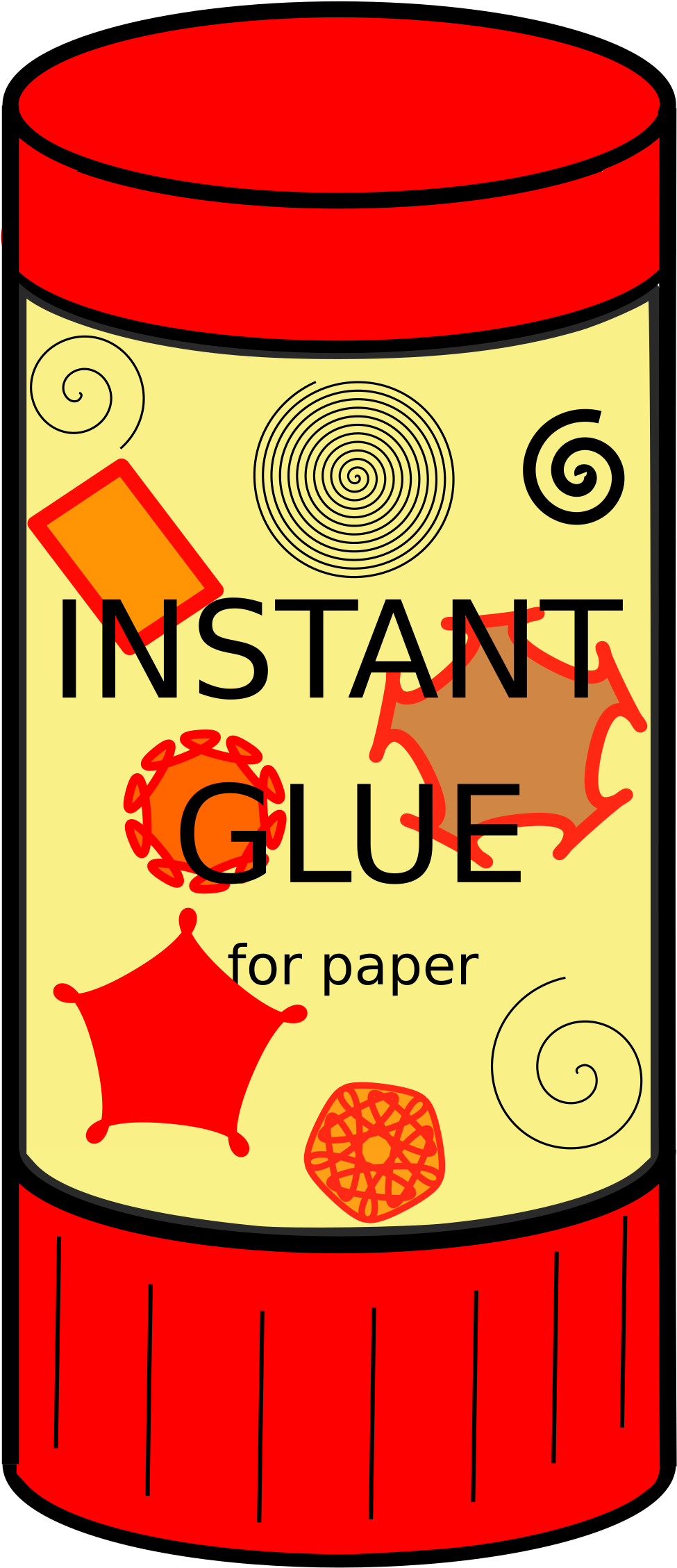 Clipart - Clipart Glue Stick (3394x2400)
