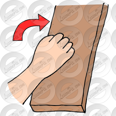 Knock On Wood Picture For Classroom / Therapy Clipart - Illustration (380x380)