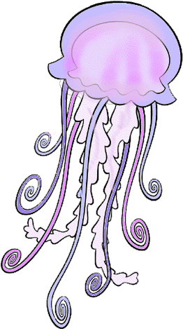Jellyfish Clipart Finding Nemo - Jellyfish From Finding Nemo (283x477)