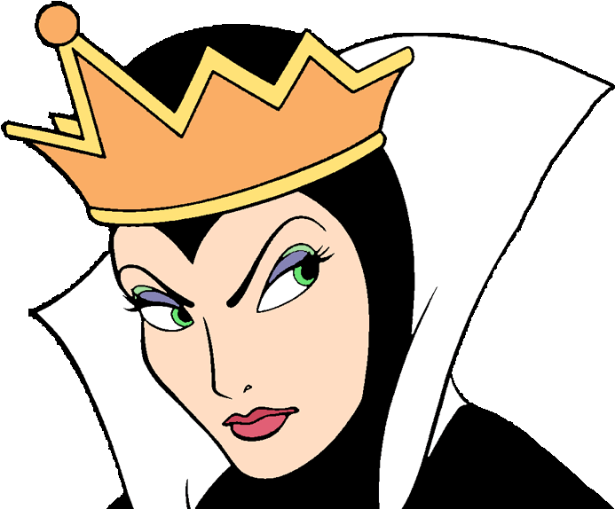 Evil Queen Snow White And The Seven Dwarfs Pinterest - Evil Queen Snow White Clipart (700x593)