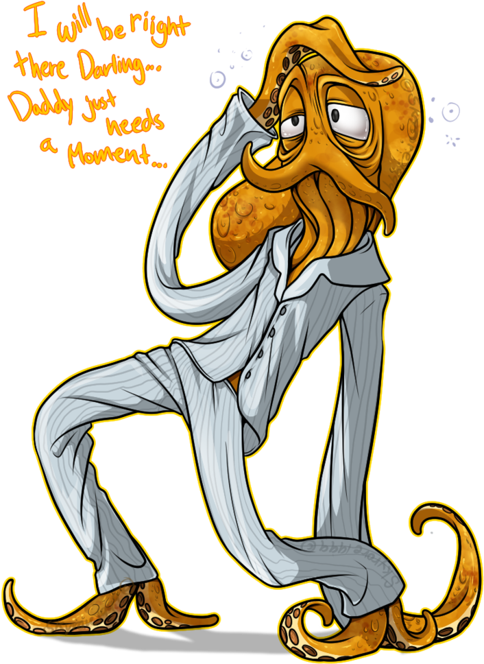 Explore Indie Games, Octopus And More - Octodad Fanart (730x1095)