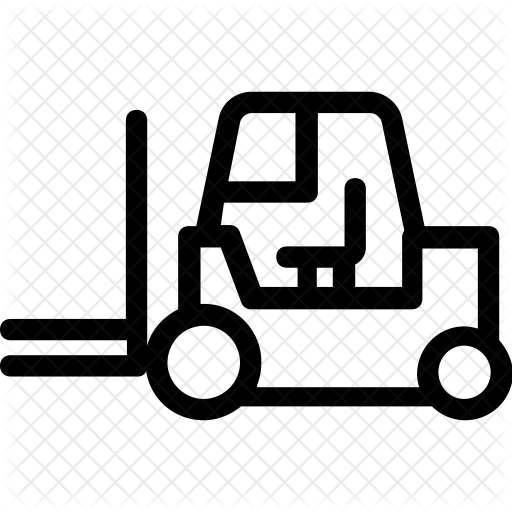 Forklift Truck Icon - Forklift (512x512)