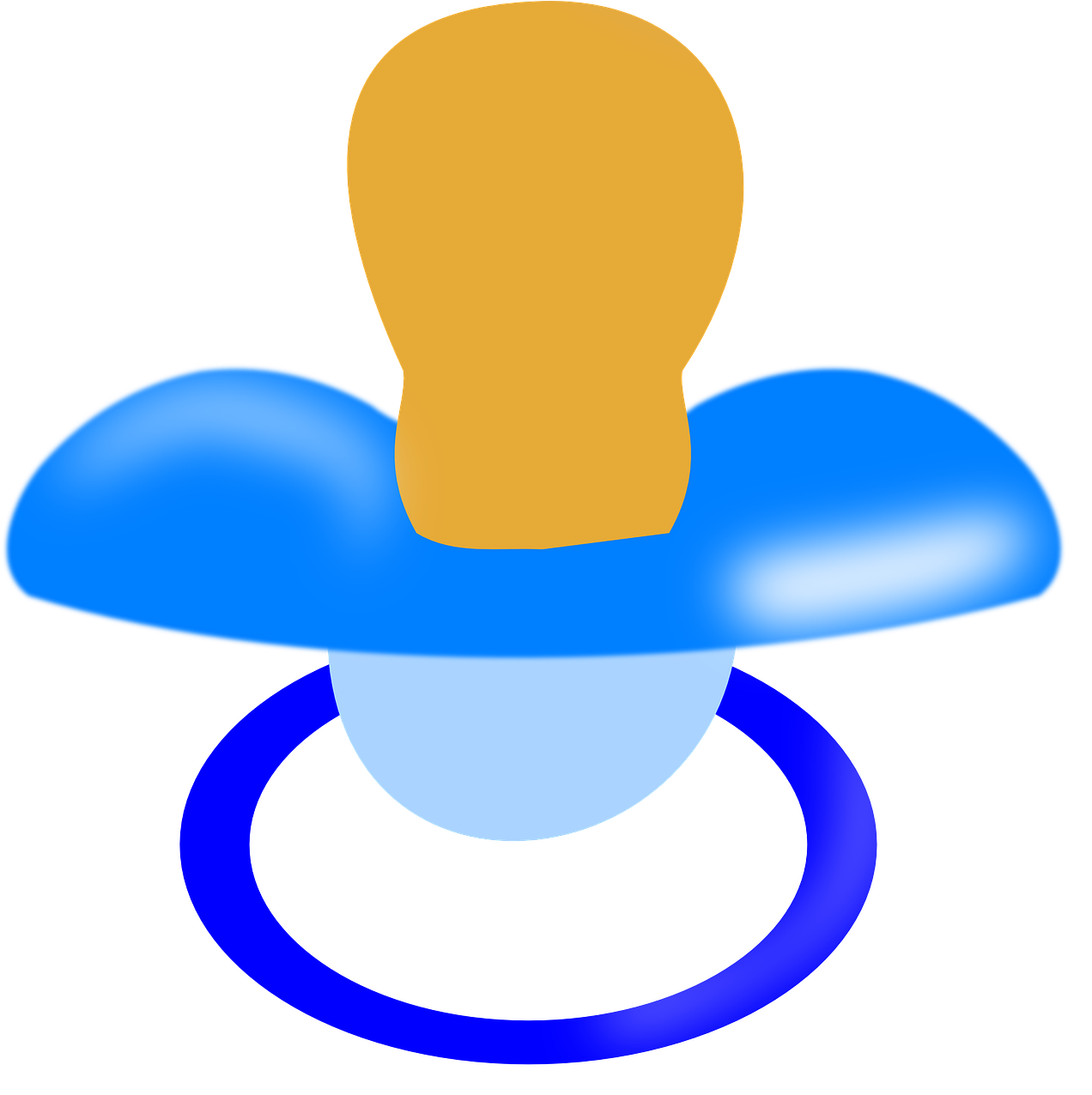 Pacifier Soother Dummy Comforter Png Image - Eu Sou Mae De Menino (1280x1280)