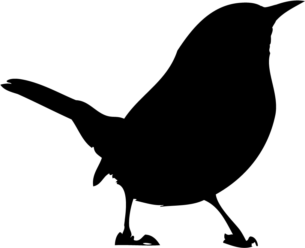 House Wren Overview, All About Birds, Cornell Lab Of - House Wren Silhouette (1024x1024)