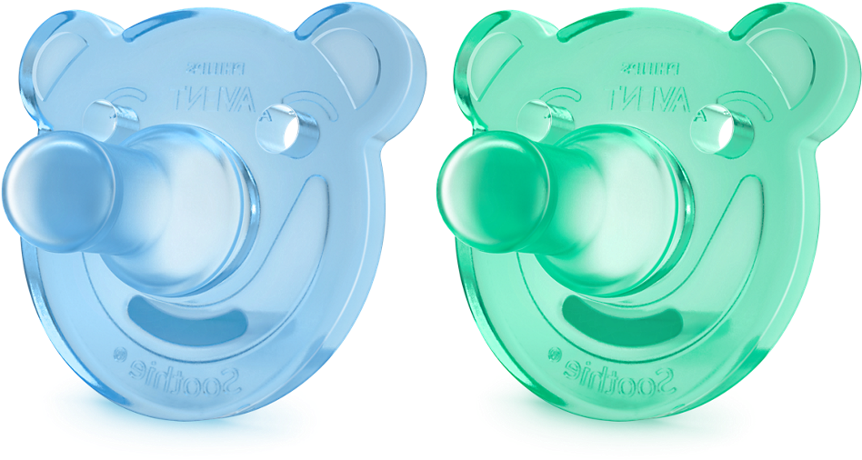Philips Avent Soothie Shapes Pacifier - Philips Avent Soothie Pacifiers, 0-3 Months - 2 Count (988x870)
