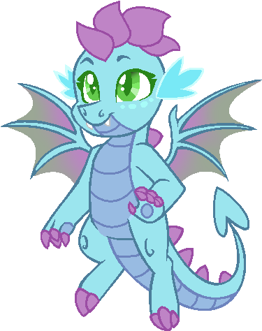 Ponycat-artist, Base Used, Dragon, Dragon Oc, Female, - Cartoon (496x514)