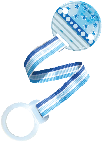 Personalized Pacifier Holder Blue Stars - Razbaby Keep-it-kleen Pacifier Holder (435x532)