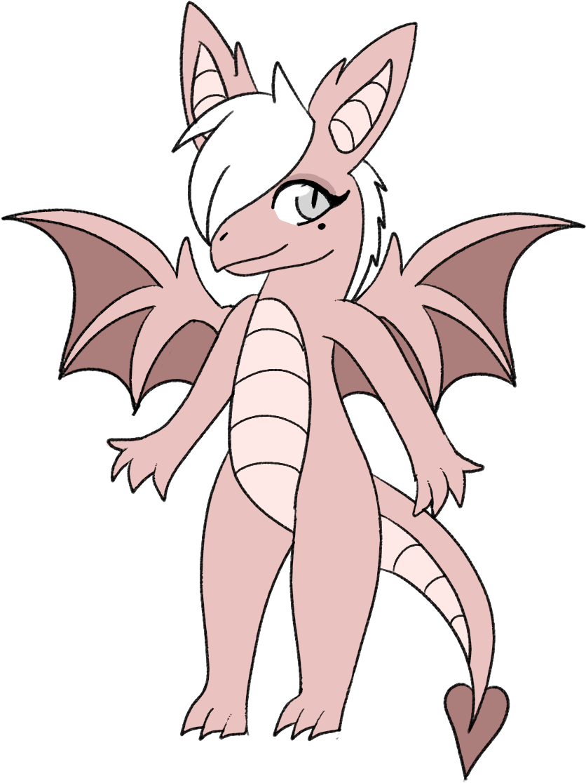 Gembix, Dragon, Dragon Oc, Female, Hair Over One Eye, - Dragon (900x1200)
