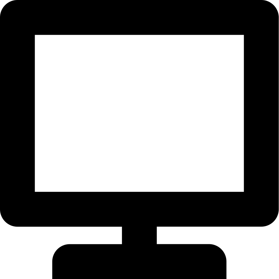 Monitor Gross Line Tool Symbol Comments - Computer Svg (981x980)