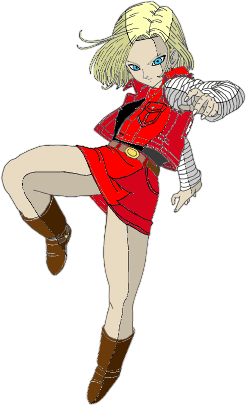 Dance Fighter 18 By Kaijuboy455 - Android 18 (720x823)