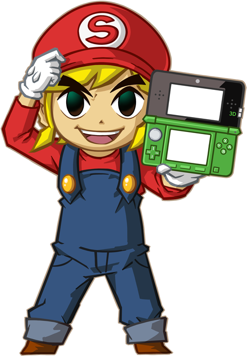 Toon Link Sullypwnz Edition By Purrdemonium - Mario And Toon Link (600x750)