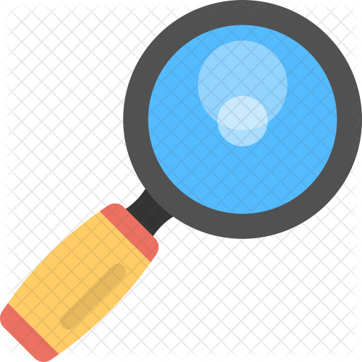 Magnifying Glass Icon - Illustration (512x512)