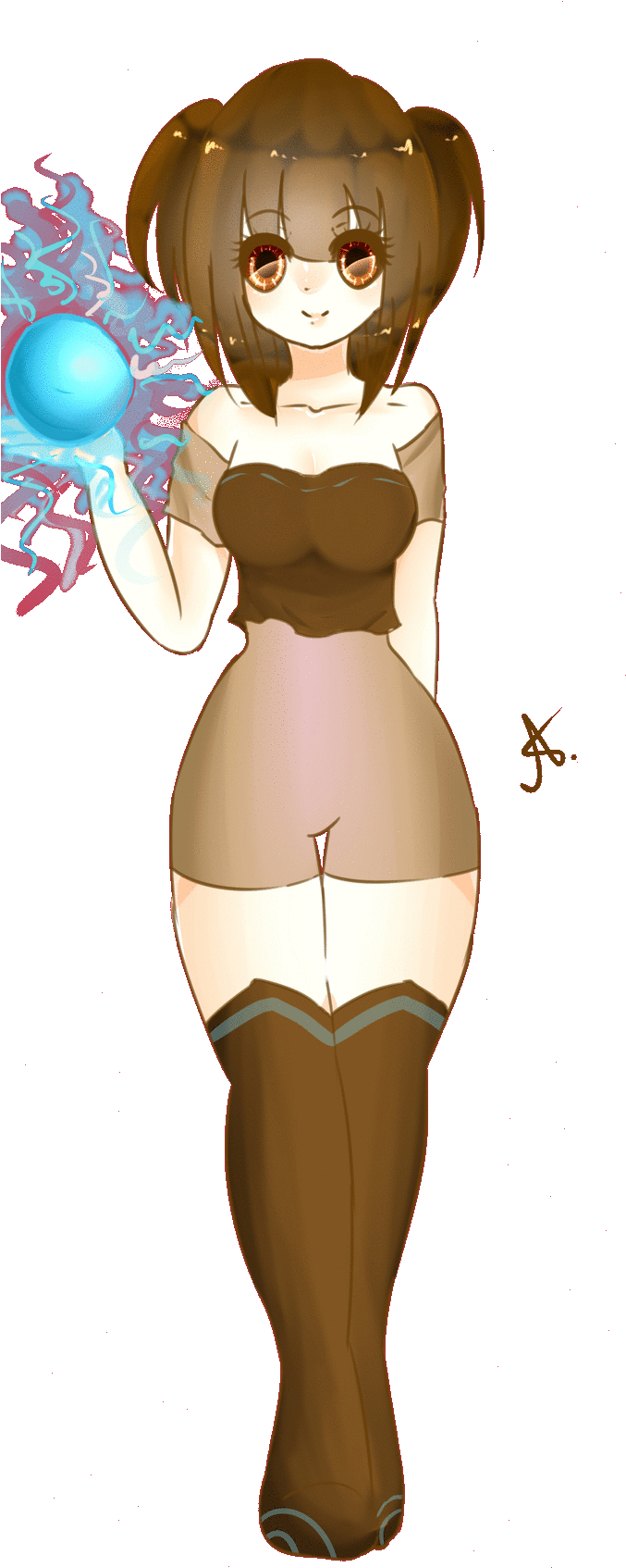 Dragon Ball Z Oc By Angie-jagger - Dragon Ball Girls Oc (692x1779)